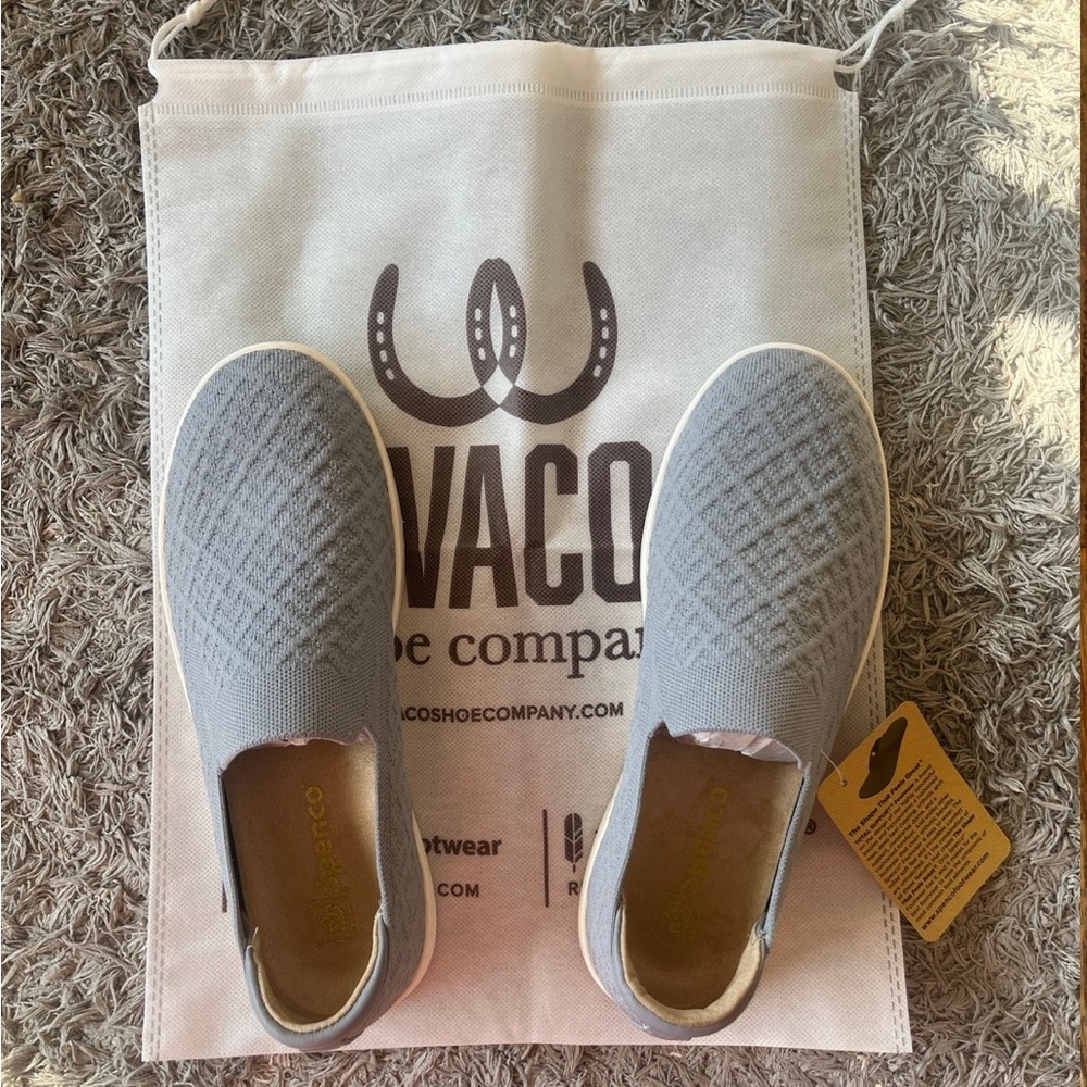 Spenco Orthontic Knit Slip-On Shoes- Mariner Stretch- Ghost Gray- 8.5 WIDE